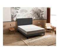 Materasso a molle Multispire 3 zone, Dépaysant Bianco 160 x 200 cm