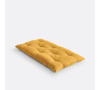 Materasso a terra da 120 cm in cotone riciclato, Scenario Giallo 120 x 60 cm