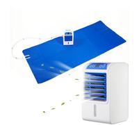 Materasso ad Acqua di Raffreddamento, Coprimaterasso Rinfrescante A Temperatura Regolabile, Funzionamento Silenzioso, per Chi Dorme Caldo E Sudori Notturni(W70cmxL160cm/W27inxL63in)