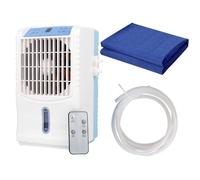 Materasso ad Acqua di Raffreddamento, Raffreddatore per Materassi in PVC, Temperatura Regolabile a 4 Livelli, Funzionamento Silenzioso, per Letto Singolo o Matrimoniale(W70cmxL160cm/W27inxL63in)