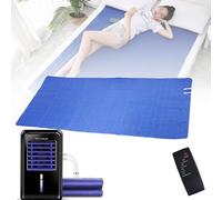 Materasso Ad Acqua Rinfrescante, Materasso Di Ghiaccio Per Letto Rinfrescante, Con Telecomando + Serbatoio D'Acqua Da 2,5L + Funzione Ioni Negativi, Per Casa, Dormitorio, Appartamento, Hotel,Double