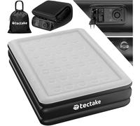 tectake® Materasso Gonfiabile AirDreams, Autogonfiabile con Pompa Elettrica, Singolo e Matrimoniale, Letto Gonfiabile, Viaggi e Campeggio, Comfort e Supporto, Facile da Trasportare - 200 x 148 x 44 cm