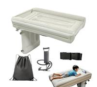 Materasso Ad Aria Per Auto - Lettino Da Viaggio 80x50x42 Cm, Morbido Con Superficie Floccata, Design Del Sedile Posteriore Gonfiabile Con Configurazione Rapida Della Pompa E Supporto Di Qualit