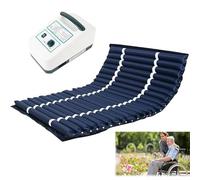 Materasso Allargato for Piaghe Da Decubito, 4 Livelli Regolabili Di Pressione Dell'aria E Mantiene L'Aria Che Scorre, Prevenzione Del Dolore Da Decubito, Traspirabilità Della Circolazione, for La Casa