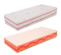 Materasso Alta Marea Singolo 90X200 Multionda Memory Foam Alto 25 cm Alta Densitö Rivestimento Aloe Vera Miasuite