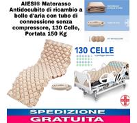 Materasso Antidecubito di ricambio a bolle d'aria con tubo di connessione 90x200
