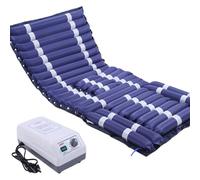 Materasso Antidecubito Per Anziani,Materasso A Pressione Alternata Con Pompa Silenziosa,Impermeabile Materasso Ad Aria In Pvc Medicale Per La Prevenzione Di Piaghe Da Decubito,Navy blue,Medium Curve
