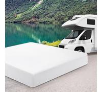 Materasso corto king size da 10 pollici con copertura in tencel, materasso in memory foam Premier Cooling Green Tea/gel, materassi medi rigidi in scatola per camper/camion/rimorchio, prodotto negli