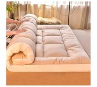 Materasso da pavimento giapponese, extra spesso, pieghevole, materasso da campeggio tradizionale, grigio, 180 x 200 cm, ideale per la casa, le camere degli ospiti e l'uso all'aperto