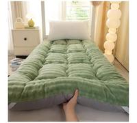 Materasso Da Pavimento Giapponese Spesso, Materasso Futon Addensato Da 8 Cm, Pieghevole, Portatile, Arrotolabile, Tatami, For Camera, Dormitorio, Pigiama Party E Chi Dorme Da Solo(Green,200x220cm)