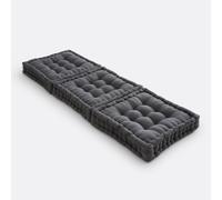 Materasso da pavimento modulabile in cotone riciclato, Scenario Grigio TU