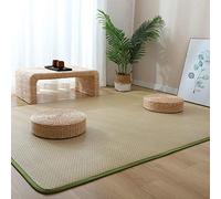Materasso da pavimento tradizionale giapponese Tatami - Futon in rattan naturale per dormire, yoga e meditazione - Tappetino estivo traspirante - Base antiscivolo - Diverse misure