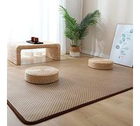 Materasso da pavimento tradizionale giapponese Tatami - Futon in rattan naturale per dormire, yoga e meditazione - Tappetino estivo traspirante - Base antiscivolo - Diverse misure