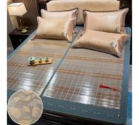 Materasso di raffreddamento estivo, double-face, in bambù, per dormire, in rattan, traspirante, essenziale per il sonno, ideale per la stagione calda, comoda soluzione per dormire a casa