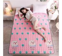 Materasso Dormitorio Portatile 1cm Sottile Leggero Poliestere Tappetino Pavimento Per Studenti Appartamenti Arrotolabile Viaggio Morbido Antiscivolo Giapponese Tatami Cartoon Divano Letto Traspirante