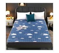 Materasso Dormitorio Portatile 1cm Sottile Leggero Poliestere Tappetino Pavimento Per Studenti Appartamenti Arrotolabile Viaggio Morbido Antiscivolo Giapponese Tatami Cartoon Divano Letto Traspirante