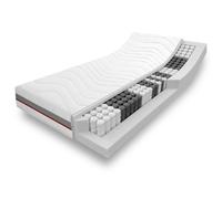 Materasso ergonomico a molle insacchettate Sleezzz Premium 80 x 200 cm, altezza 23 cm, livello di rigidità H2/H3