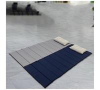 Materasso for lettino imbottito in schiuma trapuntato morbido e confortevole for da campeggio, letto a castello for camper for gli ospiti(50mm thick/gray 185x65cm)