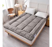 Materasso futon da campeggio portatile, spesso e arrotolabile, morbido e in grado di adattarsi a dormitori e ospiti, soluzione versatile per divano letto