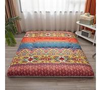 Materasso Futon Giapponese 140 x 200 Materasso Futon in Cotone Pieghevole Arrotolabile Tatami Matlas De Sol Japonais Mate(04,135x200cm)