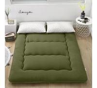 Materasso Futon Giapponese,Materasso Per Ospiti Da Pavimento,Materassino Portatile,Futon Matrimoniale/singolo/queen Size/king Size,Divano Letto Arrotolabile,Portatile Da Viaggio E Campeggio,3"Grigio(G
