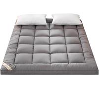 Materasso Futon Giapponese, Materasso Pieghevole Arrotolabile per Dormitorio per Studenti, Tappetino per Dormire Tatami, Morbido Tappetino Antiscivolo per Letto, One Color, 90x200cm