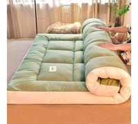 Materasso Futon Giapponese, Morbido Tatami Per Dormire Sul Pavimento Per Adulti, Materasso Tatami Arrotolabile Traspirante Per Uso Domestico, Dormitorio, Campeggio E Viaggi(Green,150x200cm)