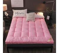 Materasso futon giapponese pieghevole, antiscivolo, traspirante, portatile, arrotolabile, per campeggio e camere degli ospiti, 100 x 190 cm