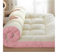 Materasso futon giapponese pieghevole, spessore 5 cm, arrotolabile, per dormitori e ospiti, letto matrimoniale e matrimoniale (150 x 200 cm), soluzione comoda e salvaspazio