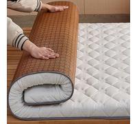 Materasso Futon, Materassino Refrigerante A Doppio Uso, Materasso Arrotolabile Per Pavimento, Materassino Giapponese Portatile, Materassino Per Meditazione Thailandese, Yoga Zen(A,180 * 200cm)