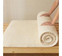 Materasso futon, materasso da pavimento giapponese imbottito in cotone trapuntato, topper per letto, dormitorio, materassino pieghevole arrotolabile (120 x 200 cm)