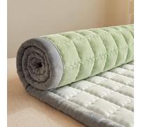Materasso futon portatile spesso, letto arrotolabile, salvaspazio, per dormitori, materasso pieghevole singolo e doppio, comodo e versatile