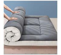 Materasso futon spesso, portatile, in cotone giapponese, arrotolabile, letto da campeggio pieghevole, per letti singoli, matrimoniali, queen size, king size, letto per gli ospiti traspirante (F, 150 x
