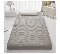 Materasso futon, stile giapponese futon tatami da pavimento, pieghevole, morbido cuscino per dormire per casa, letto per ospiti, dormitorio, campeggio, viaggi,Grigio,150x190cm