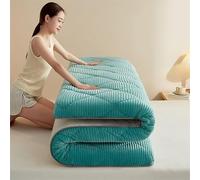 Materasso futon - tappetino giapponese, materasso matrimoniale, tappetino spesso per ospiti, materasso singolo matrimoniale, tappetino pieghevole per dormitori per studenti, tappetino portatile da cam