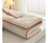 Materasso futon - tappetino giapponese, materasso matrimoniale, tappetino spesso per ospiti, materasso singolo matrimoniale, tappetino pieghevole per dormitori per studenti, tappetino portatile da cam