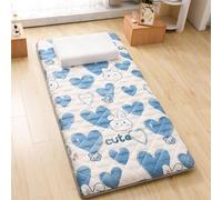 Materasso giapponese futon materasso da pavimento ispessito morbido tappetino portatile pieghevole arrotolabile doppio materasso singolo divano letto letto letto materasso da campeggio taglia A