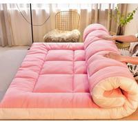 Materasso giapponese king size futon materasso da pavimento in gel memory foam topper letto matrimoniale traspirante rosa materasso 200 x 220 cm