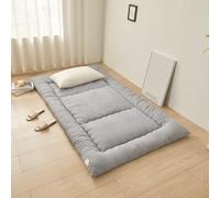 Materasso Giapponese Spesso, Divano Letto Morbido, Materasso Futon Arrotolabile, Materassino Pieghevole Per Il Pavimento, Materassino Portatile Per Dormitorio, Ospite Da Viaggio In Campeggio(Gray,King