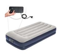 Materasso Gonf. Airbed Tritech Grigio Singolo Pompa El. Integrata 191