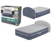 materasso gonfiabile BESTWAY Tritech LoungeLux 152 × 229 × 84 cm con testiera integrata e pompa elettrica