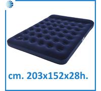 Materasso gonfiabile matrimoniale con pompa cuscino bestway casa campeggio letto