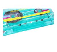 Materasso gonfiabile per piscina - BESTWAY - Retro Beats - 1 adulto, 90 kg - Verde