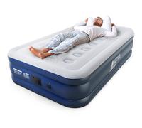 Materasso Gonfiabile Singolo con Pompa Elettrica Integrata Rialzato e con