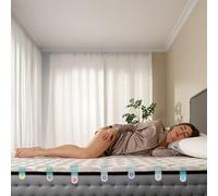 Materasso Ibrido Flow 6700 con Molle Insacchettate e Memory Foam | Tecnologia SeparateMuv per Indipendenza del Letto | 7 Zone di Supporto per Allineamento Ottimale del Corpo | Altezza 26cm e Firmezza 