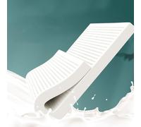 Materasso in lattice 100% naturale, compressione da 1/2/3/4 pollici e senza deformazione, supporto per schiena e articolazioni, materasso in lattice non deformato, 1 in,90 x 190 cm (35 x 75 in)