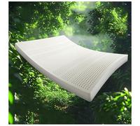 Materasso in lattice naturale, lavabile, a compressione, non deformabile, traspirante, con ventilazione a nido d'ape, spessore 10 cm, 120 x 180 cm, per il massimo comfort