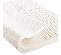 Materasso in lattice super morbido, design naturale, semplice, rilassante per camera da letto, materasso con topper, per alleviare il dolore alla schiena, 5,1 cm, 200 x 220 cm