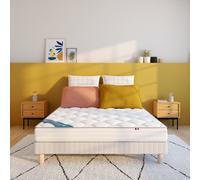 Materasso in lattice, supporto rigido, superficie in memory foam Bianco 140 x 190 cm