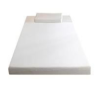 Materasso in memory foam, 10,2 cm, con infusione di gel, per rinfrescare il sonno e alleviare la pressione, con fodera lavabile